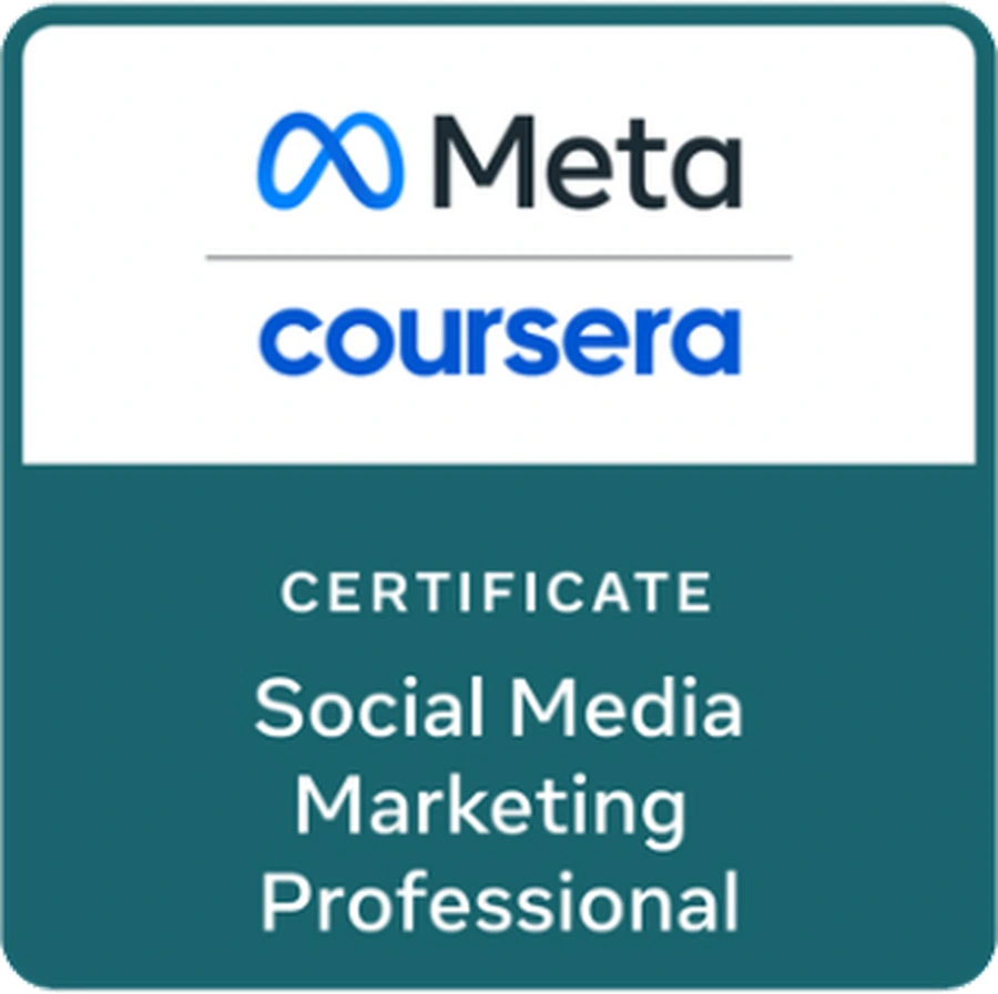 Social Media Marketing Professional Certificate badge